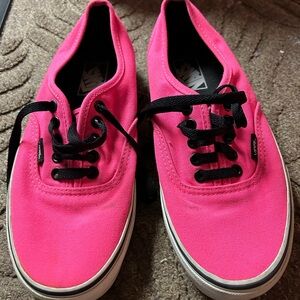 Pink Vans shoes